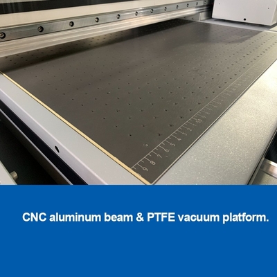 320 KG フラットベッドUVプリンター プラスチックPVCPETフィルム上に大色6090インクジェットカップ印刷